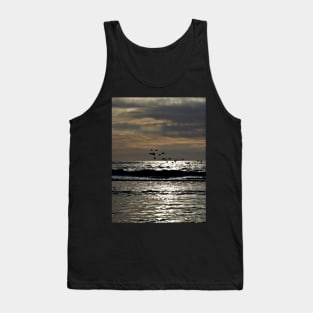 Dark foray over the sparkling Danish Sea Tank Top